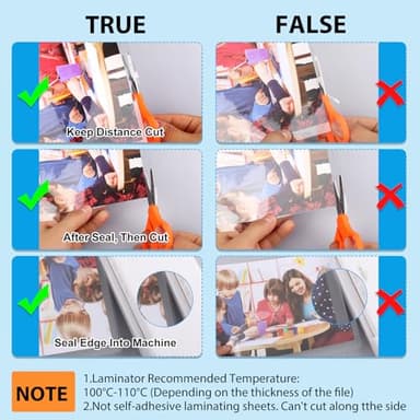 400 Pack Laminating Sheets, Holds 8.5 x 11 Inch Sheets, 3 mil, 9 x 11.5 Inches Thermal Laminating Pouches Lamination Sheet Paper for Laminator, Clear, Letter Size, Office and School Supplies - Image 4