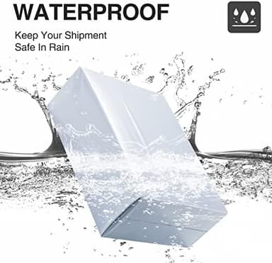 UCGOU 14.5x19 Poly Mailers White Shipping Bags Self-Sealing Waterproof and Tear-Proof 50 Pack - Image 4