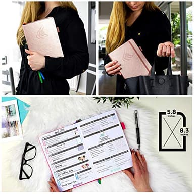 Clever Fox Planner – Undated Weekly & Monthly Planner for Productivity, Time Management & Goals – Organizer Journal – A5 (Hot Pink) - Image 7