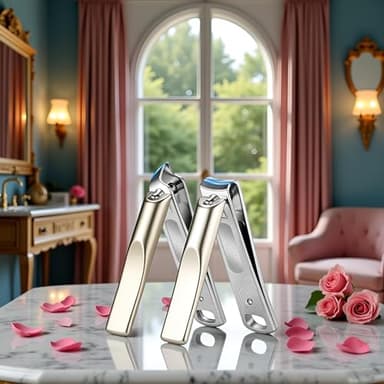2025 Ultra Sharp Nail Clippers Set for Men & Women – 2 Pack Stainless Steel Fingernail & Toenail Clippers, Professional Manicure & Pedicure Tools with Storage Case - Image 9