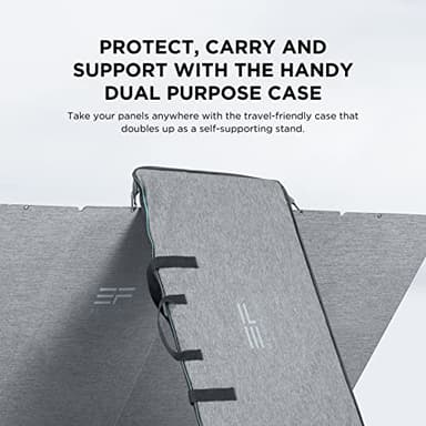 EF ECOFLOW 400W Portable Solar Panel, Foldable & Durable, Complete with an Adjustable Kickstand Case, Waterproof IP68 for Outdoor Adventures - Image 5