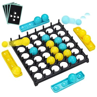 LANBOUY Bounce Ball Party Game, Table Top Games Family Party Jumping Connect Tabletop Board Games Toys Bounce Battle Ball Game, Funny Ball Tabletop Game Toys for Adults and Kids - Image 1