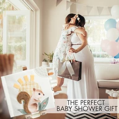 Soft Baby Book with Touch and Feel Pages - Cute Sensory Book for Babies 0-6, 6-12 & 12-18 Months with Mirror & Crinkle Paper - The Perfect Christmas Toy for Baby Showers Or as a Newborn/Infant Gift - Image 4