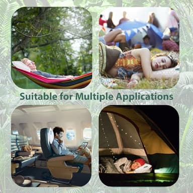 QUTOOL Small Travel Pillows for Sleeping, Cooling Memory Foam Camping Pillow, Backpacking for Hiking Gear, Portable Pillow with Travel Storage Bag, Camping Essentials for Adults Kids - Image 7