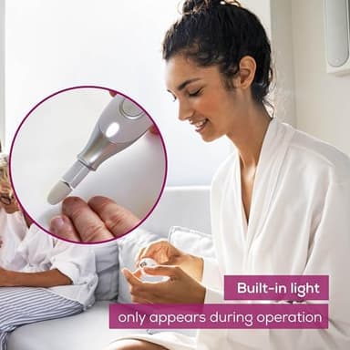 Beurer MP42 Nail Drill, 7-in-1 Nail Kit with Strong Sapphire Nail Drill Bits, Electric Nail File and Nail Buffer Includes Bright LED Light, Pedicure Kit and Manicure Set with Storage Case - Image 7