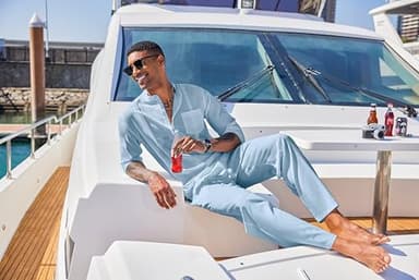 COOFANDY Men 2 Piece Linen Outfit Casual Button Down Henley Shirts Beach Yoga Pants Sets Guayabera Linen Suit - Image 2