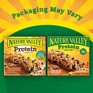 Nature Valley Chewy Granola Bars, Protein, Peanut Butter Dark Chocolate, 5 Bars, 7.1 OZ - Image 4
