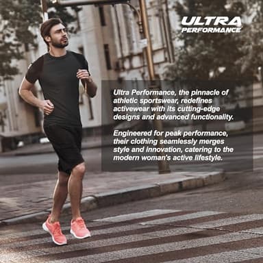 Ultra Performance 3 Pack Mens Shorts Casual Men's Athletic Short Workout Gym Shorts for Men with Zipper Pockets, Small - 5X - Image 6