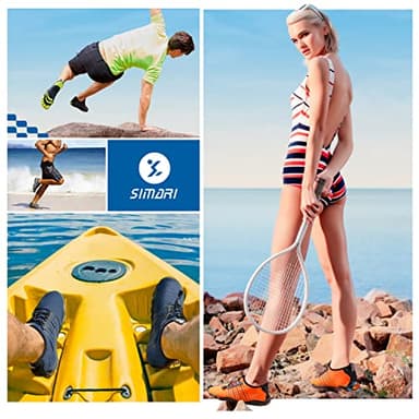 SIMARI Water Shoes for Women Men - Barefoot Quick-Dry Aqua Socks | Lightweight Swim Shoes for Surfing, Swimming, Beach Sports, Kayaking, Diving | Non-Slip Design - Image 7