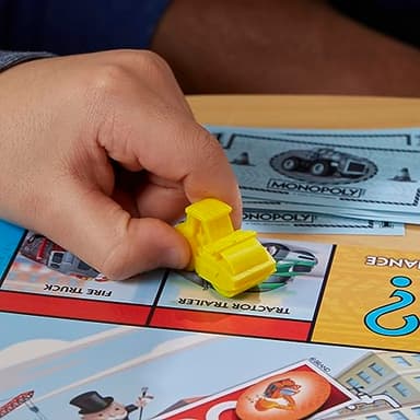 Monopoly Junior Trucks Edition Board Game for Kids Ages 5+, 2-4 Player Kids Games (Amazon Exclusive) - Image 4