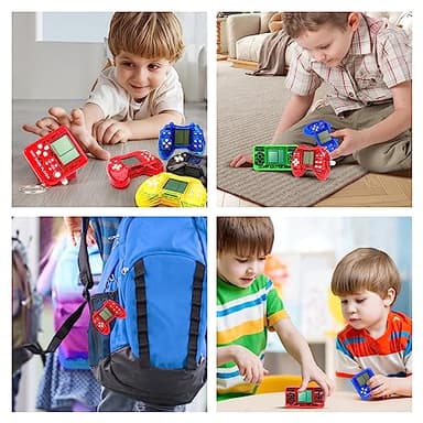 SSRMX 12Pcs Video Game Party Favors for Kids, Arcade Video Game Keychain Video Game Party Supplies - Image 7