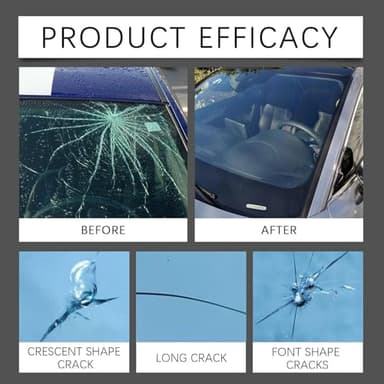 Aelyafle 2PCS Windshield Crack Repair kit,Glass Repair Liquid for Cracks，Quick Fix Windshield & Glass Repair Tools，DIY Automotive Glass Repair，Lasting Results - Image 6