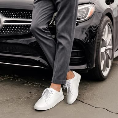 Bruno Marc Men's Casual Dress Sneakers Fashion Oxfords Skate Shoes for Men,Size 12,White,SBFS211M - Image 5