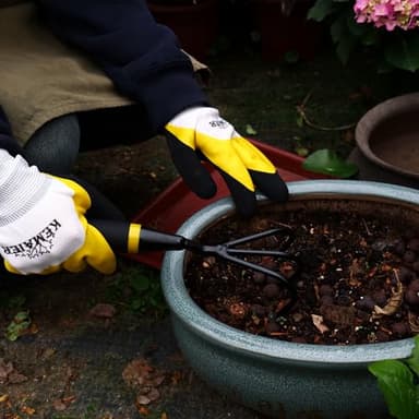 Kemaier Heavy Duty Stainless Steel Hand Rake and Tiller Cultivator, Ergonomic Small Garden Rake for Soil Weeding, Easy to Use Garden Tools and Hand Tools - Image 3