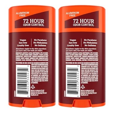 Mando Whole Body Deodorant For Men - Smooth Solid Stick - 72 Hour Odor Control - Aluminum Free, Baking Soda Free, Skin Safe - 2.6 Ounce (Pack of 2) - Bourbon Leather - Image 9