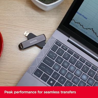 SanDisk 2TB Extreme PRO Dual Drive USB - Up to 1,000MB/s, USB Type-C, and USB Type-A, High-Performance Flash Drive - SDDDE1-2T00-G46 - Image 2