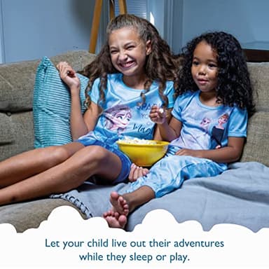 Disney Girls' Frozen Fantasy Gown Nightgown, ELSA IN BLUE 2, 4T - Image 3