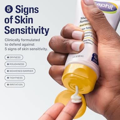 CETAPHIL Sheer Mineral Sunscreen Lotion for Face & Body 3 fl oz 100% Mineral UVA/UVB Filters: Zinc Oxide & Titanium Dioxide Broad Spectrum SPF 50 For Sensitive Skin Dermatologist Recommended Brand - Image 3