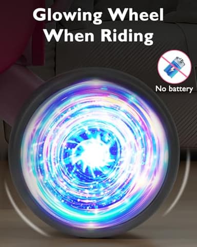 Colorful Lighting Baby Balance Bike for 1 Year Old Girls, Toddler Toys for 1 Year Old Girls Gifts, First Bike with Music and Soft Seat, 12-24 Month Toddler Balance Bike, First Birthday Gifts - Image 2