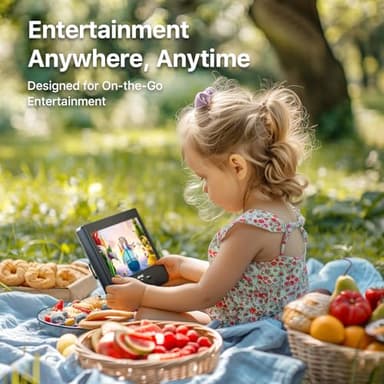 OTIC 10.1" Dual Car DVD Players Portable Screen Headrest Video Player with Remote, 5 Hours Rechargeable Battery, Last Memory, DVD Player for Car Support USB/SD Card - Image 6