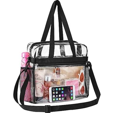 Oraben Clear Bag for Stadium Events 12x6x12 Clear Tote Bag for Women Sports Fan Tote Transparent Lunch Bag for Work Concert - Image 8