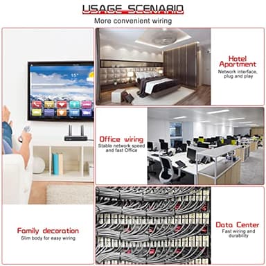 Boahcken Cat 8 Ethernet Cable 125 ft,1.5ft 6ft 10ft 20ft 25ft 30ft 75ft 100ft 150ft 200ft Heavy Duty High Speed Network Internet Cable,26AWG 40Gbps 2000Mhz,S/FTP Indoor&Outdoor Shielded LAN Cable - Image 5