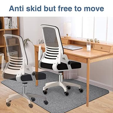 Placoot Office Chair Mat for Hardwood Floor, 55"x35" Computer Chair Mat, Desk Chair Mat, Large Anti-Slip Floor Protector for Home Office - Image 8