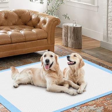 Gimars XXXL 31X47” 40 Counts Thicken 6 Layers Ultra Absorbent Dog Pee Pads Extra Large Leak-Proof Odor-Control Puppy Training Pads Quick Dry Pee Pads for Dogs Cats Pets - Image 6