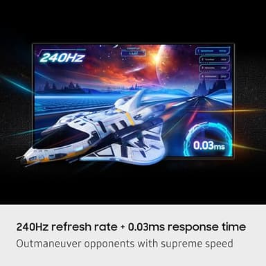 SAMSUNG 27-inch Odyssey QD-OLED G8 (G81SF), 4K, 240Hz, Gaming Monitor, 0.03ms Response Time, DisplayHDR True Black 400, AMD FreeSync™ Premium Pro, Ergonomic Stand, LS27FG810SNXZA, 2025 - Image 6