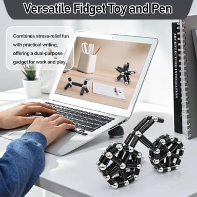 Magnetic Fidget Pen Toys for Adults Teens Cool Birthday Gifts for Young Men Unique Gifts for Teenage Boys Novelty Christmas Stocking Stuffers Gadget for 11 12 13 14 Years Old Boy Personalized Gifts - Image 8