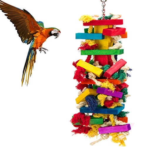 Extra Large Bird Parrot Toys for Macaws, African Grey, Amazon Parrots Bird Gifts - Image 1