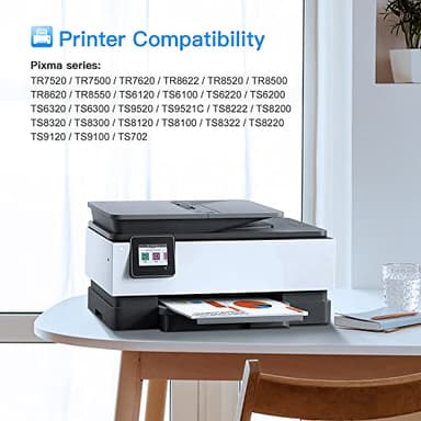 LxTek Compatible Ink Cartridge Replacement for Canon PGI-280XXL CLI-281XXL PGI 280 XXL CLI 281 XXL to Compatible with TR8520 TS8322 TS9120 TS6220 TS9520 TS8220 TS9521C TS6120 TS8120 (5-Pack) - Image 2