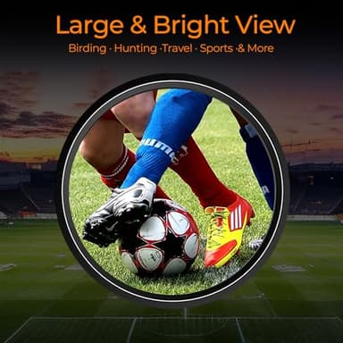 Ciannocrem 12x42 Binoculars for Adults High Powered with Phone Adapter,Build by Powerful Glasses Large View to Watch Football Games,a Travel,Hiking,Bird Watching,Survival and Hunting Gadgets for Men - Image 6