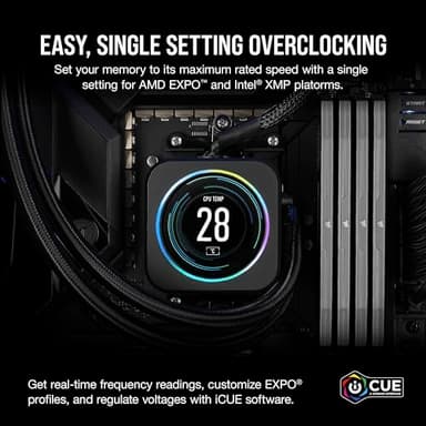 CORSAIR Vengeance DDR5 32GB (2x16GB) DDR5 6000MHz CL30 AMD Expo Intel XMP iCUE Compatible Computer Memory – Gray (CMK32GX5M2B6000Z30) - Image 4