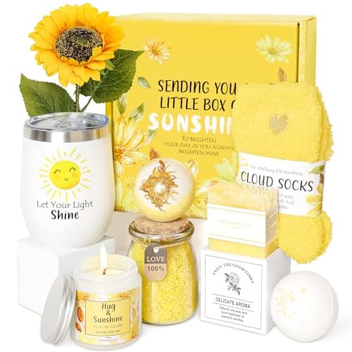 Birthday Gifts for Women, Unique Relaxing Spa Gift Baskets for Women Self Care Gifts Get Well Soon Gifts Christmas Gifts for Best Friends Bestie Sister Mom Her Female - Image 1