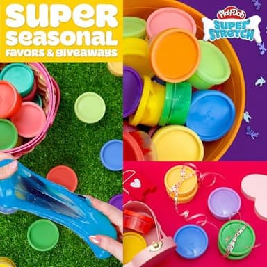 Play-Doh Super Stretch 30-Pack, Kit, Gifts for Kids, Popular Kids Toys, Party Favors for Kids 8-12, Compound Packs, Bulk Pack, Kids Gifts 8-12, Sensory Dough - Image 6