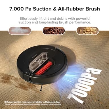 roborock Qrevo Pro Robot Vacuum and Mop with FlexiArm Design Edge Mopping, Dynamic Hot Water Mop Washing and Drying, Intelligent Dirt Detection, 7,000 Pa Suction, Ideal for Carpets - Image 4