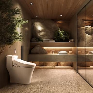 SmartBidet® SB-3000 Electric Smart Bidet™ Toilet Seat for Elongated Toilets with Remote Control with Screen, Unlimited & On Demand Warm Water - Image 2