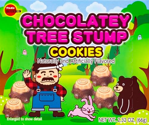 Bourbon chocolatey Tree Stump Cookies 2.32 oz - Image 1