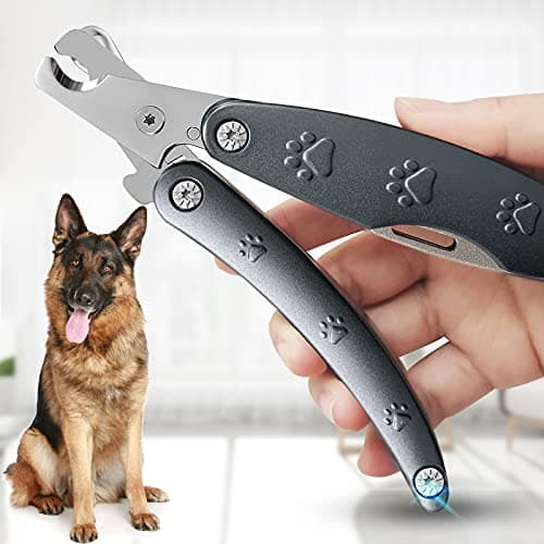 Dog Nail Trimmers for Sensitive Dog, Sharpest Quiet Smoothest Dog Nail Clipper for X Large Medium Small Size Breed, Heavy Duty Metal Dog Toenail Clippers for All Dogs with Thick Toenail - Image 1