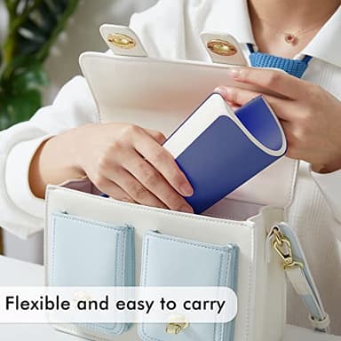 feela 16 Pack Soft Cover Journal Bulk, Lined Notebooks College Ruled for Work for Women Girl Writing, Blank Travel Journal Note Taking Notebook School Business Supplies, 8.2” x 5.5”, A5, Navy - Image 5