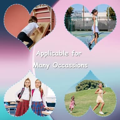 Bemeol Girls Socks 12 Pairs Ankle Socks Girls Low Cut Athletic Sock for Little Big Kids(7-10 Years) - Image 6