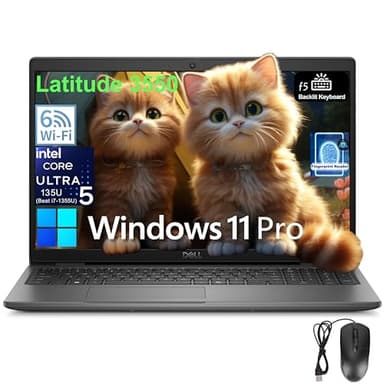 Dell Latitude 3550 Laptop Computer for Business Work, Intel 12-Core Ultra 5 135U (Beat i7-1355U), 32GB DDR5 RAM, 1TB PCIe SSD, 15.6" FHD, WiFi 6, Backlit Keyboard, Fingerprint Reader, Windows 11 Pro - Image 1