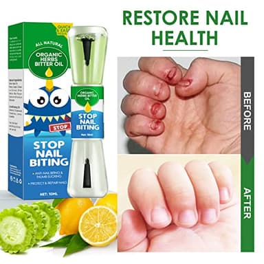 Nail Biting Treatment for Kids, Thumb Sucking Stop for Kid, Nail Polish for Kid Stop Sucking and Biting Nails, Day Night Care - Image 7