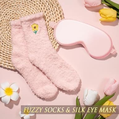 Birthday Gifts for Women Self Care Gifts, Rose Spa Gifts Baskets Bath Set Get Well Gifts Care Package Relaxation Valentines Day Gifts for Her Women Mom Sister Friend Wife Girlfriend Teacher w/ Blanket - Image 8