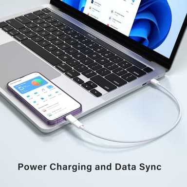 USB C Type C to Lightning Adapter MFi Certified 4 Pack 27W Fast Charging Support Data Sync,Lightning to USB Type C Cable Adapter for iPhone/iPad/for Airpods,with Anti-Lost Loop,Not for Audio/OTG - Image 4