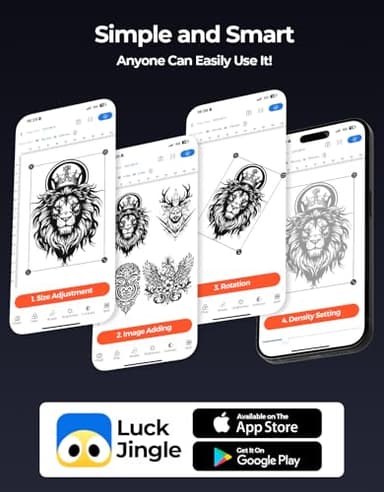 MUNBYN Tattoo Stencil Printer ITP06, 300DPI Wireless Thermal Tattoo Printer with 20 Transfer Papers, Tattoo Printers Compatible with Smartphone & PC for Tattoo Artists & Beginners - Image 5