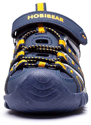HOBIBEAR Boys Outdoor Closed-Toe Summer Sport Sandals Lightweight-Navy - Image 3