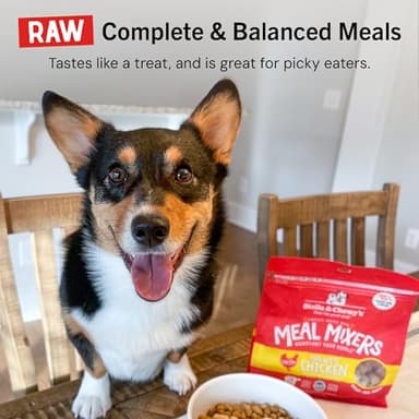 Stella & Chewy's Freeze-Dried Raw Chicken Meal Mixers- Dog Food Topper and Mixer - Made with 95% Cage-Free Chicken, Organs & Bone - Perfect for Picky Eaters - Grain-Free - 18oz - Image 11