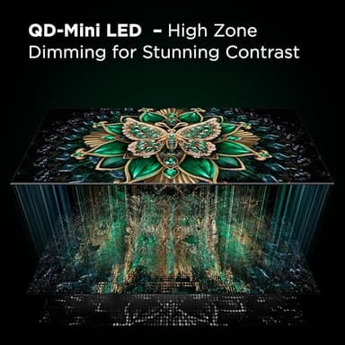 TCL 65-Inch Class QM7K Series QD-Mini LED 4K UHD Google Smart TV Best Premium Mini-LED TV - QLED, 144hz, 288hz Gaming Rate, Anti-Reflective Screen, Bang & Olufsen Audio, Atmos (65QM7K, 2025 Model) - Image 4